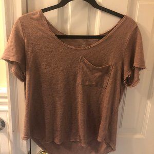 scoop neck tee - pacsun